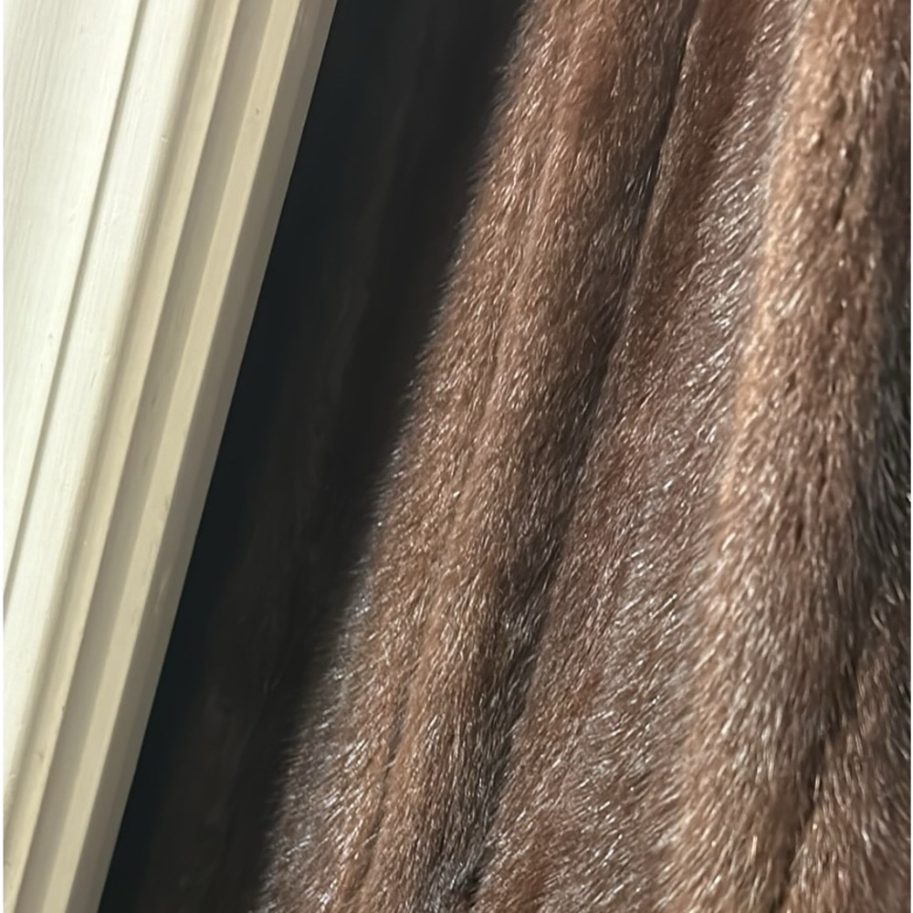 Women’s full length vintage mink coat (Mr. J.) - Picture 6 of 7
